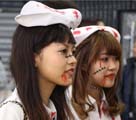 ハロウィン前夜、仮裝カーニバルの東京渋谷
