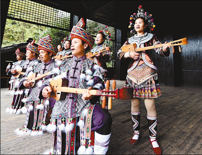 広西チワン族自治區(qū)　トン族の伝統(tǒng)的な祭日祝うイベント開催