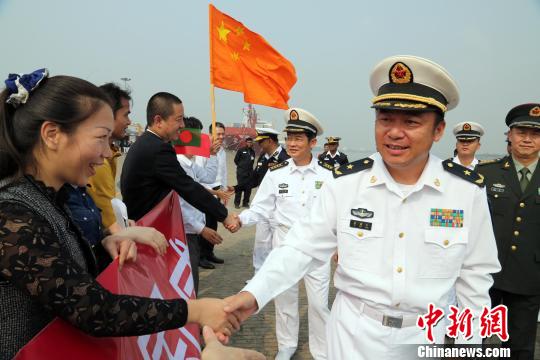 中國(guó)海軍艦隊(duì)がバングラデシュ訪問(wèn)を終了