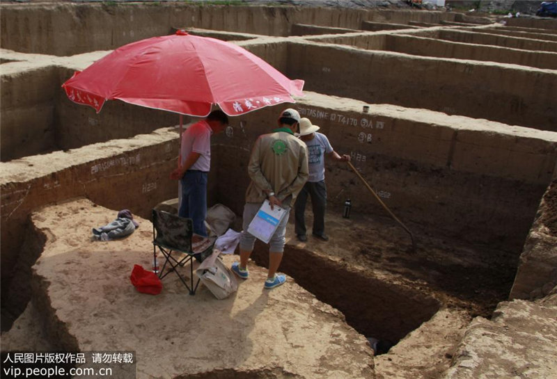 河南省安陽殷墟大遺跡で1800年前の少數(shù)民族の墓葬発見