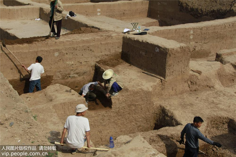 河南省安陽殷墟大遺跡で1800年前の少數(shù)民族の墓葬発見