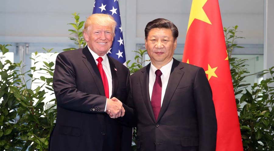 習(xí)近平國(guó)家主席が米トランプ大統(tǒng)領(lǐng)と會(huì)談