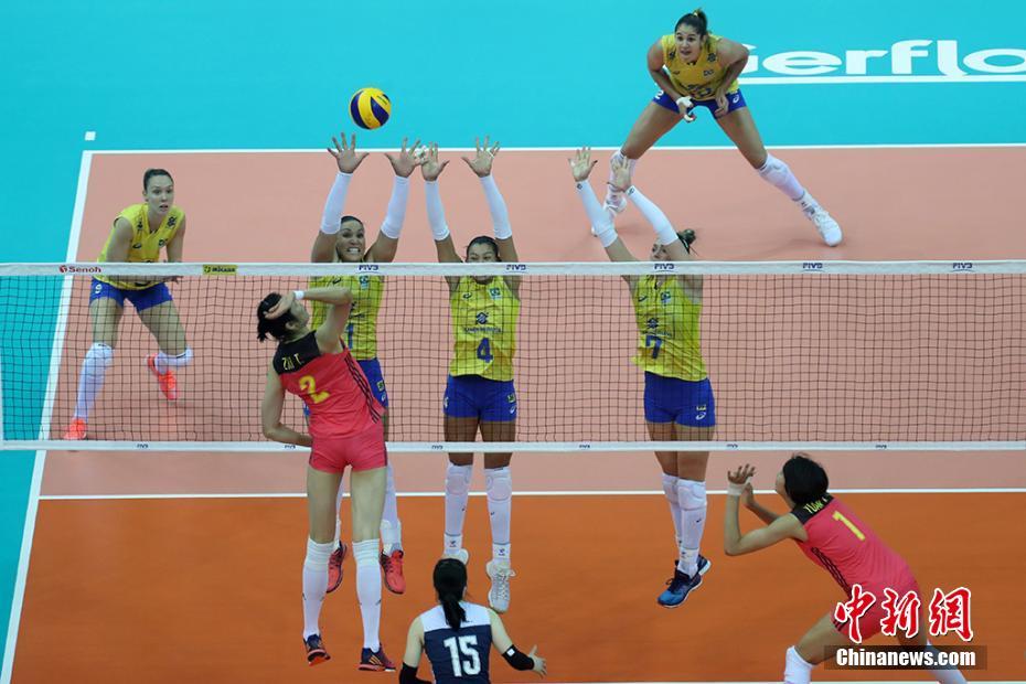 FIVBワールドグランプリ2017で中國がブラジルに勝利