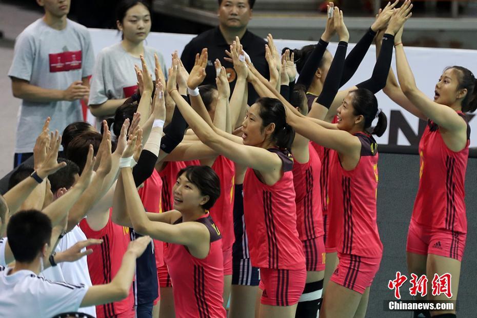 FIVBワールドグランプリ2017で中國がブラジルに勝利