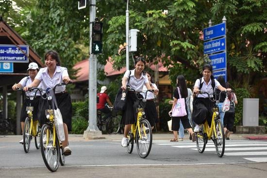 シェア自転車がタイ市場進出　6千臺を大學(xué)へ投入