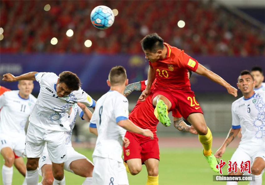 2018年W杯アジア最終予選　中國が1対0でウズベキスタン下す