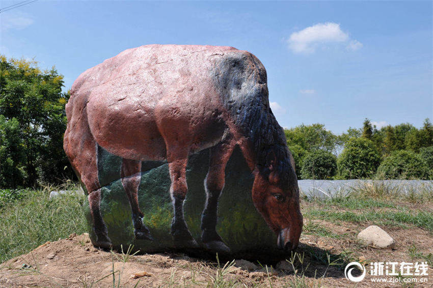 本物ソックリ??？金華市に「石の動(dòng)物園」登場　浙江省