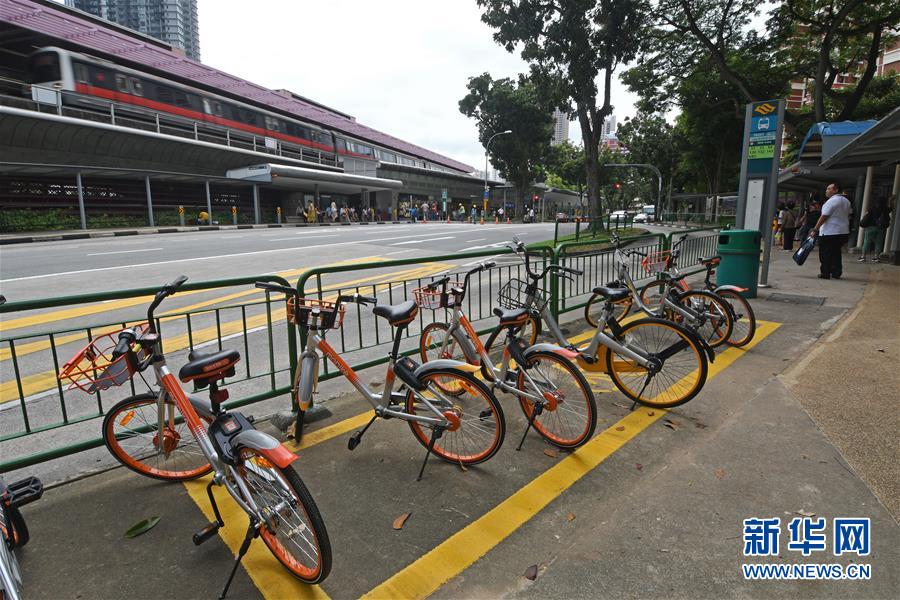 シンガポールでシェア自転車の駐輪に関する管理スタート