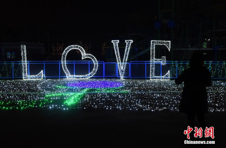 LEDライトで描く様々な蕓術(shù)　幻想的なイルミネーションイベント　重慶