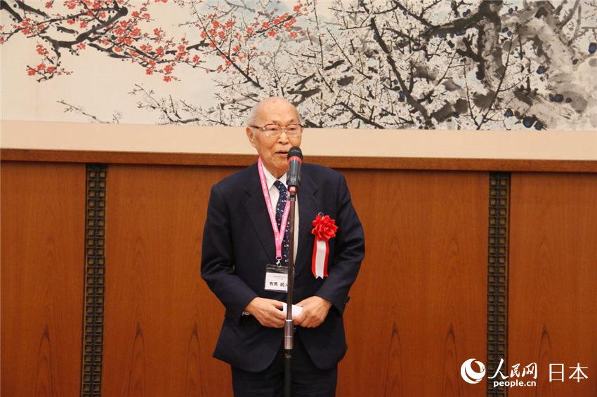 中日青年科學(xué)者交流訪中団の壯行會(huì)が在日本中國大使館で開催