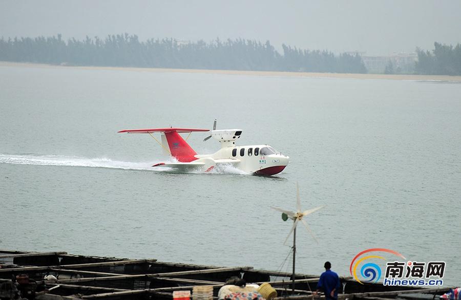 三亜に登場した「空飛ぶ船」、7人乗りで最大速度は時速210キロ　海南省