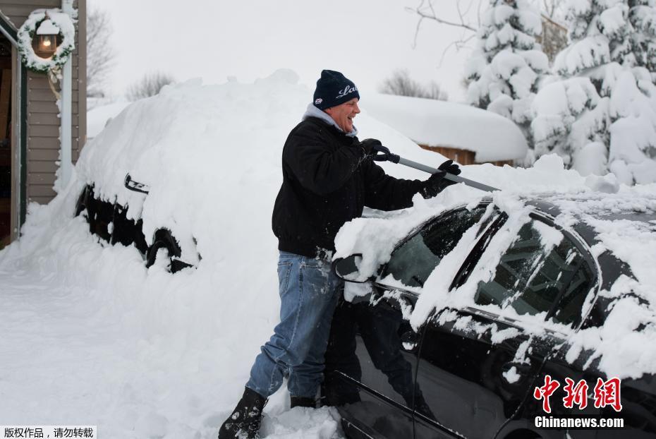 ペンシルベニア州の町で降雪量1.5メートル　過去最多を記録