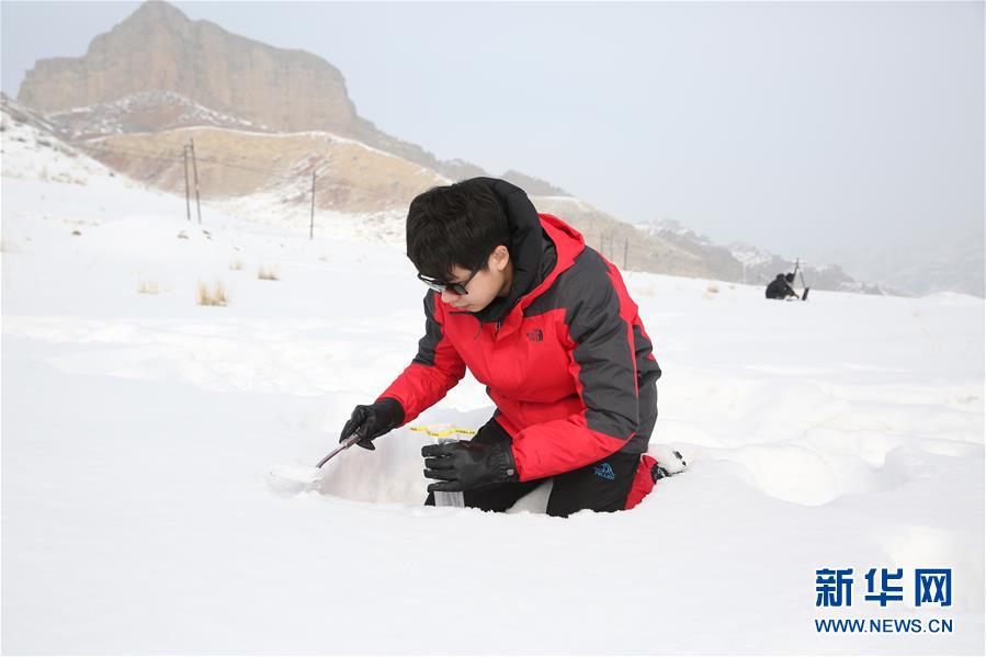 中國(guó)科學(xué)院が天山中腹の積雪の特徴を調(diào)査