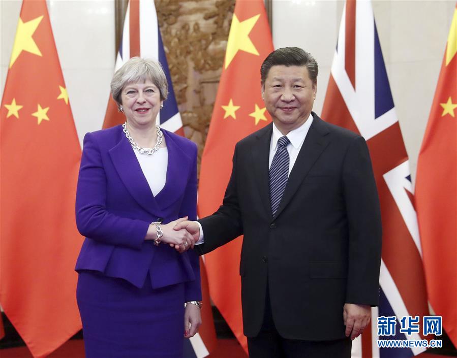 習(xí)近平主席がメイ英首相と會(huì)談