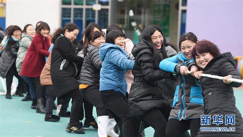 中國各地で運動を楽しみながら「三八婦女節(jié)」を祝う女性たち