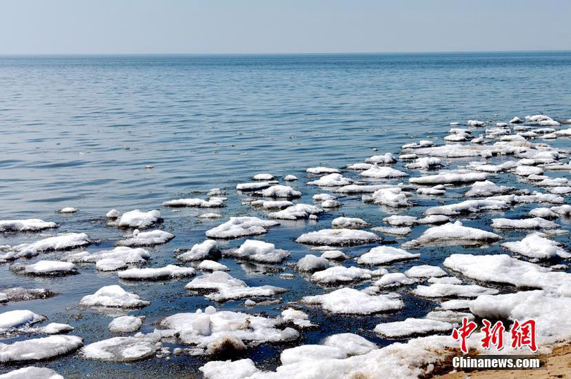 中露最大の國(guó)境湖?興凱湖の「流氷」未だ解けず