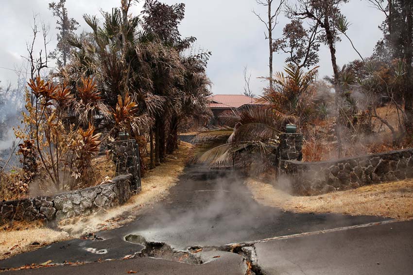 ハワイのキラウェア火山で続く噴火活動(dòng)　多くの住民が避難