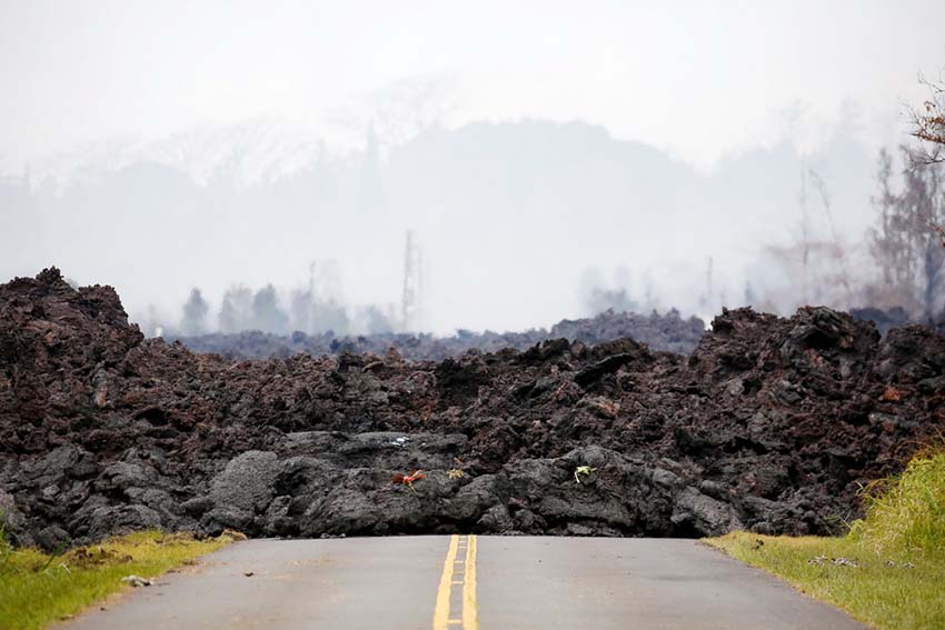 ハワイのキラウェア火山で続く噴火活動(dòng)　多くの住民が避難