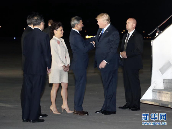 朝米首脳會(huì)談　トランプ大統(tǒng)領(lǐng)と金正恩委員長(zhǎng)がシンガポールに到著