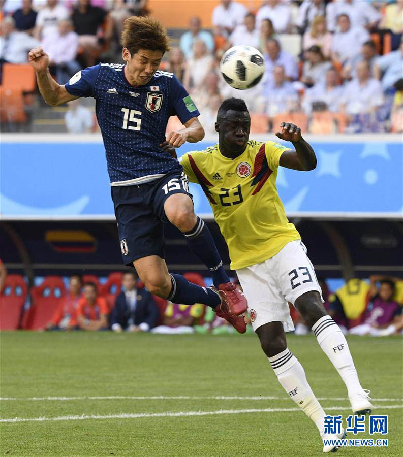 W杯予選グループH、日本代表がコロンビア代表に勝利