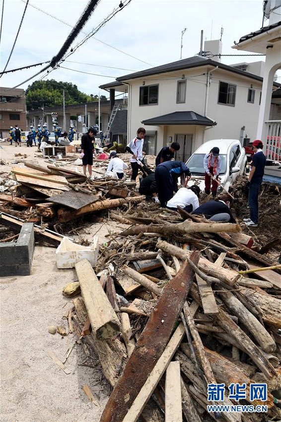 西日本豪雨で被害甚大　広島県呉市天応町を取材