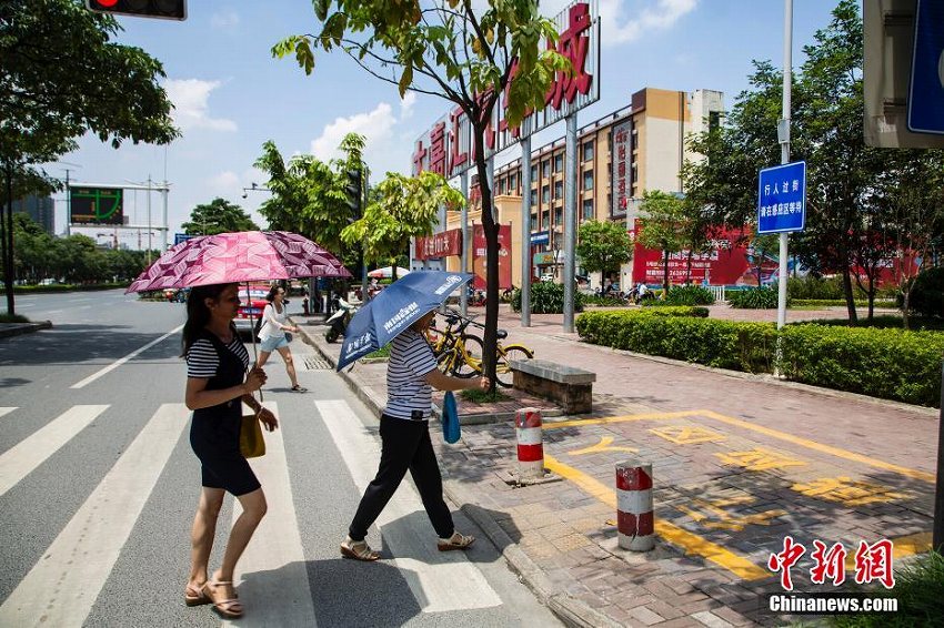 広西壯族自治區(qū)初の「スマート橫斷歩道」が南寧市に