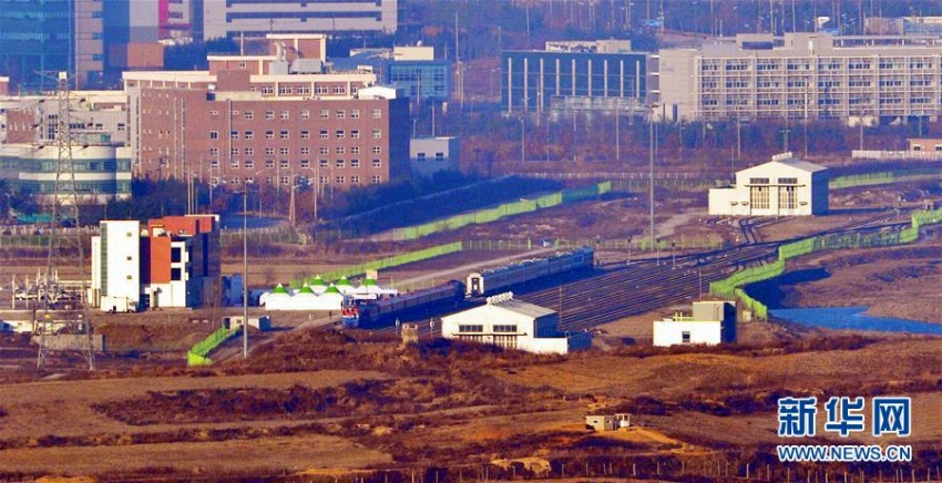 韓國と朝鮮が鉄道?道路を連結する事業(yè)の著工式