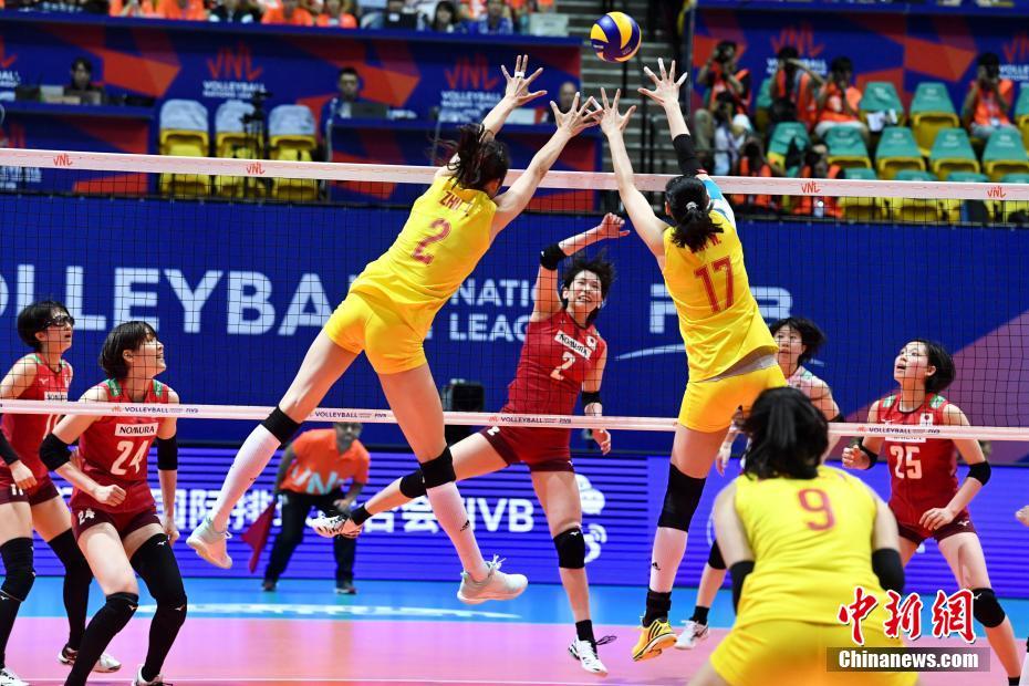 FIVB女子バレーボールネーションズリーグで中國(guó)が3対0で日本下す　香港