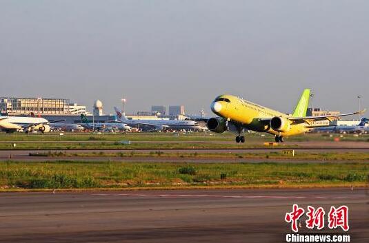 中國産旅客機C919　第104機が試験飛行に成功