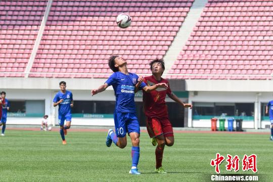 中國サッカーチームが1対0で日本に勝利　中日韓ジュニア交流競技會