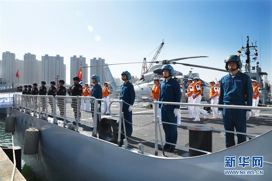 中國海軍第33次護衛(wèi)艦隊がアデン灣へ出航