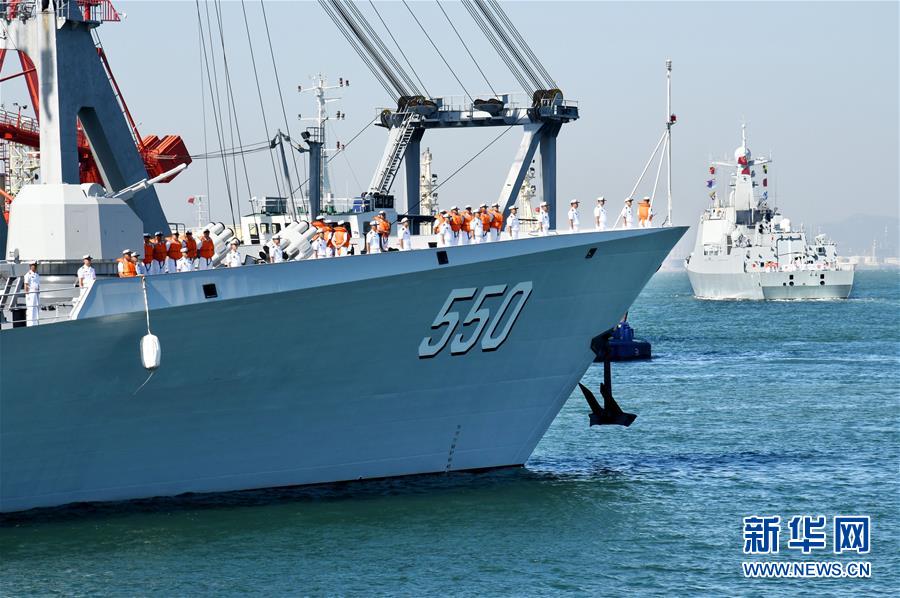 中國海軍第33次護衛(wèi)艦隊がアデン灣へ出航