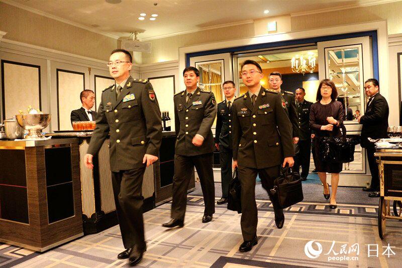 中國人民解放軍佐官級訪日団が訪日