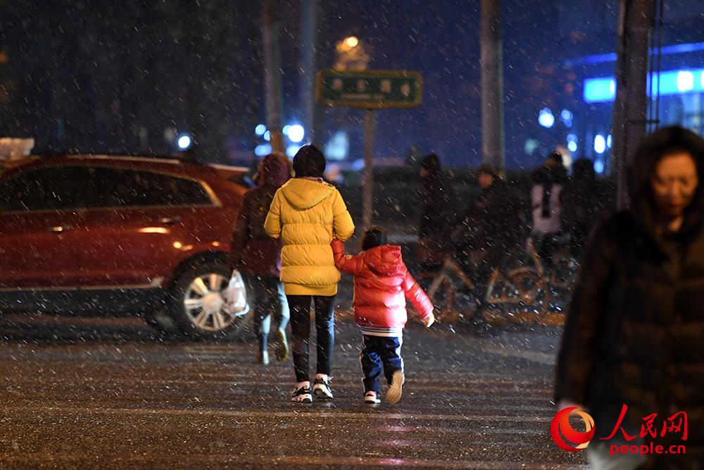 北京で今シーズン初雪観測(cè)