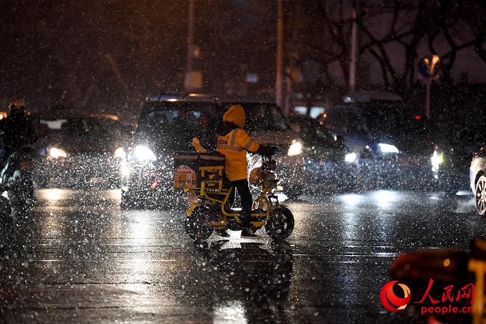 北京で今シーズン初雪観測(cè)