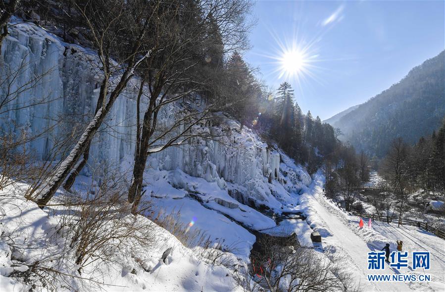 長(zhǎng)白山岳地帯の美しい冬景色　吉林省