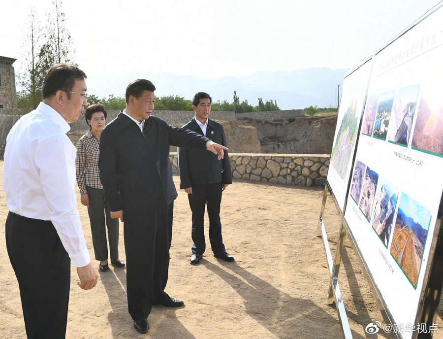 習(xí)近平総書記が寧夏回族自治區(qū)銀川市を視察