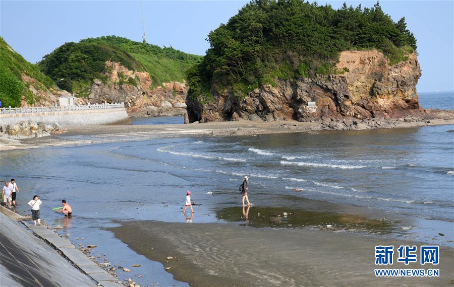 遼寧省の獐島、小さな漁村が華麗に変身