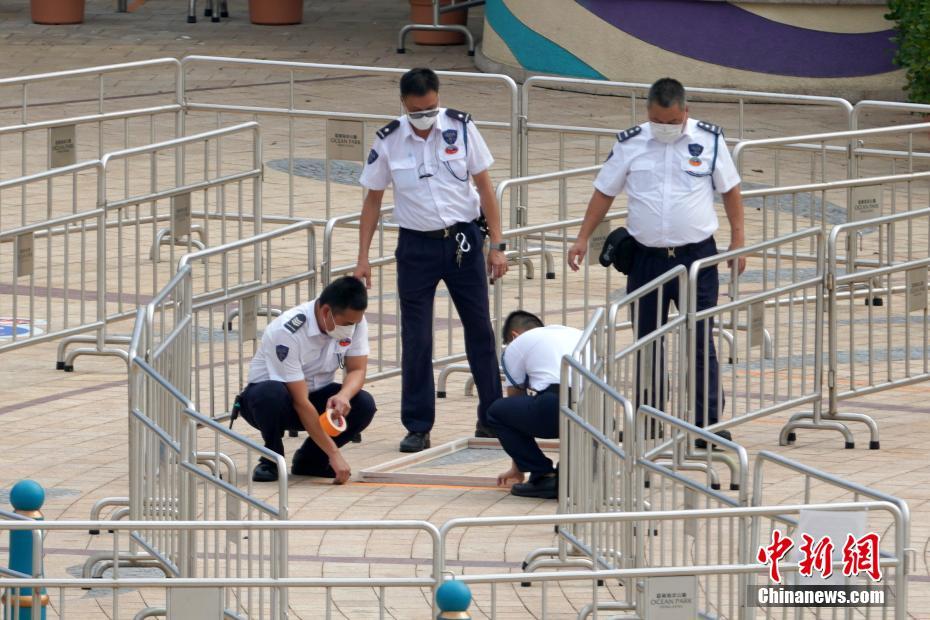 香港オーシャンパーク　再開へ向けて準(zhǔn)備中

