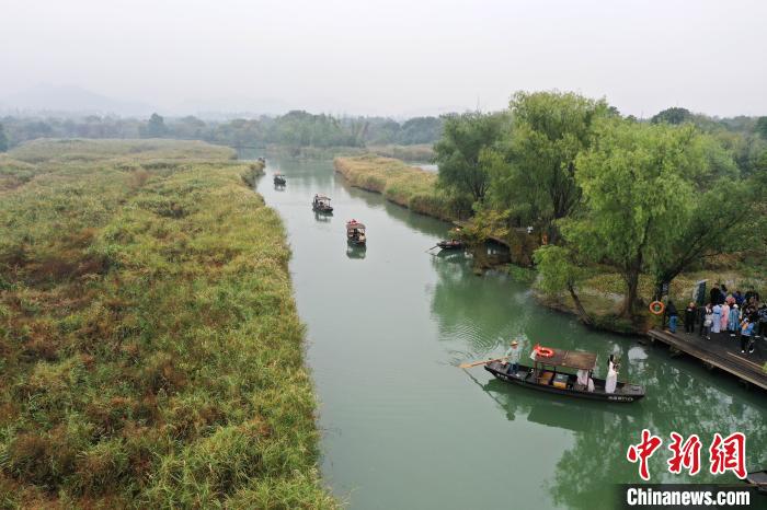 杭州西渓國家濕地公園（畫像提供?西渓國家濕地公園）。