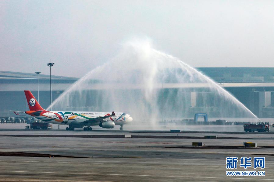 成都天府國(guó)際空港の実機(jī)テスト飛行式がスタート