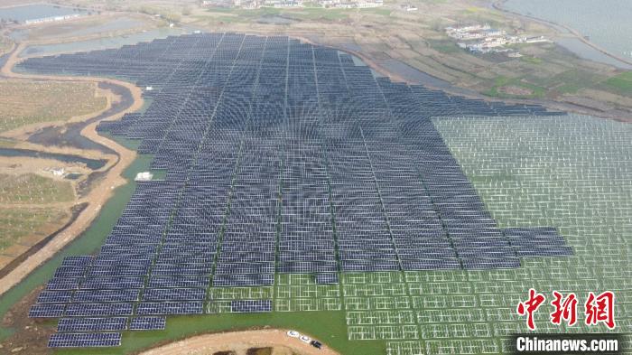 安徽省の「養(yǎng)魚池」太陽光発電所の建設(shè)が加速