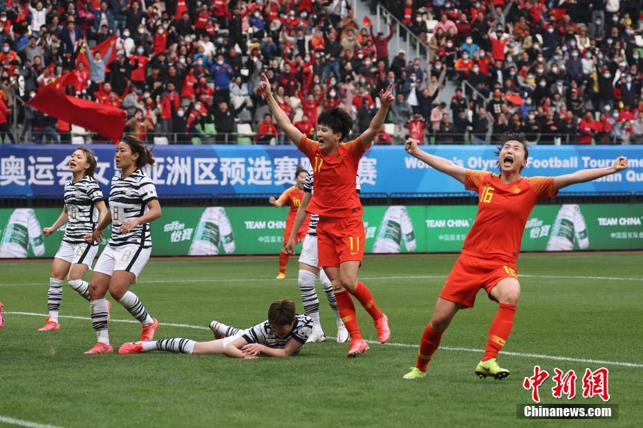 中國サッカー女子、韓國との激戦制し東京五輪出場決める