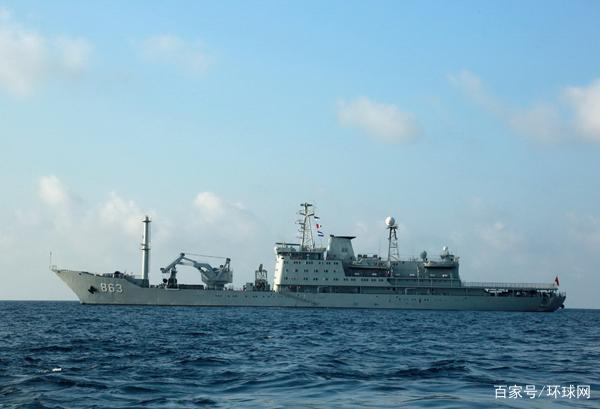 （資料寫真）中國海軍遠(yuǎn)洋引揚(yáng)救難艦「永興島」