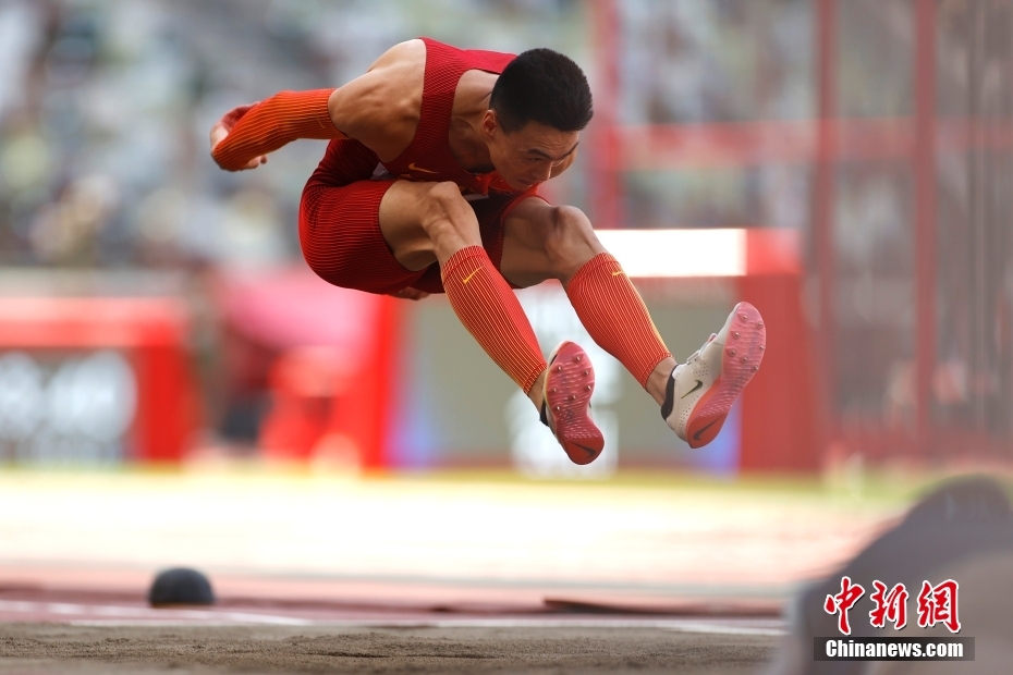 自己ベスト！朱亜明選手が男子三段跳びで銀メダル