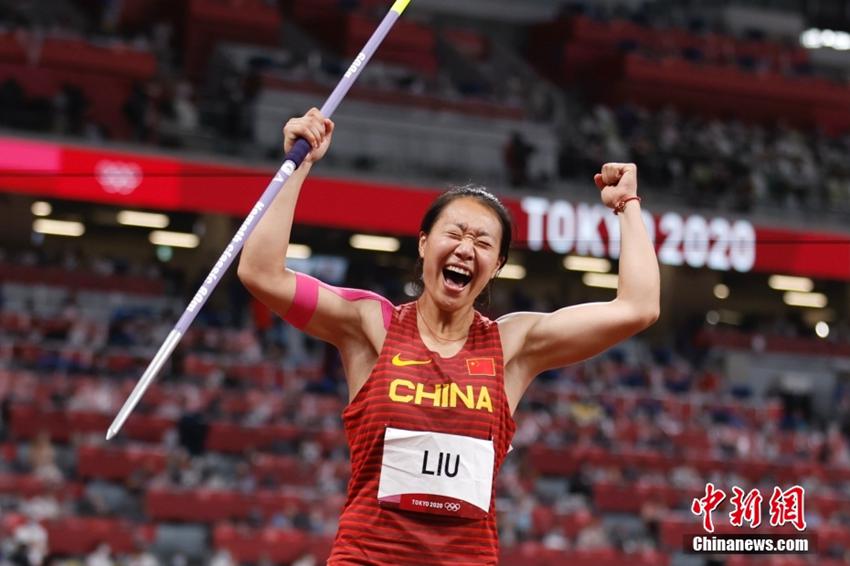 中國(guó)に36個(gè)目の金メダル！東京五輪陸上女子やり投げ