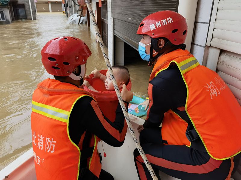 湖北省隨州市柳林鎮(zhèn)に豪雨　住民8千人が被災