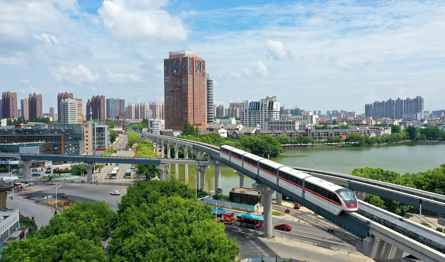 中國初の自動運転跨座式モノレールが登場　安徽省蕪湖