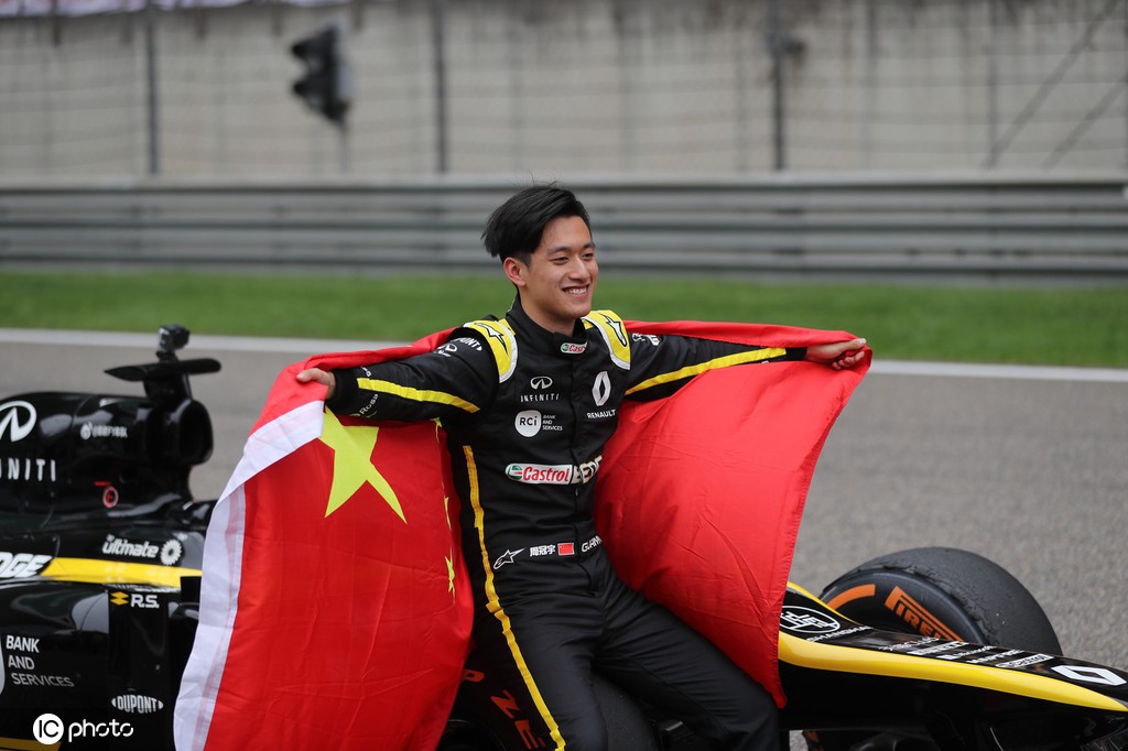 中國(guó)初のF1ドライバー?周冠宇（資料寫真?寫真著作権は東方ICが所有のため転載禁止）。 