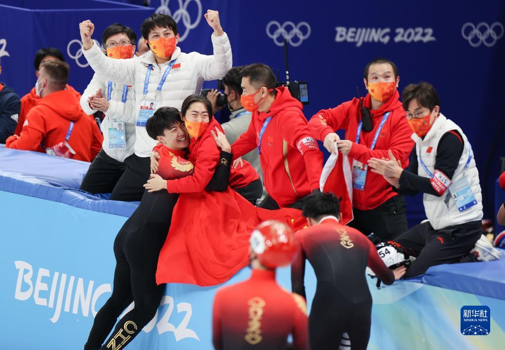 北京五輪ショートトラック男子1000メートル決勝　中國(guó)の任子威選手が金